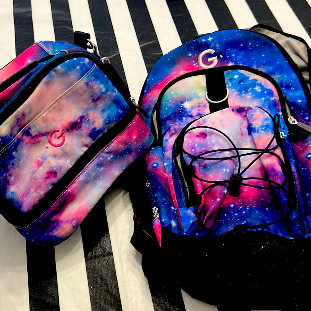 Pottery Barn Backpack and lunch box set